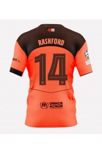 Barcelona Marcus Rashford #14 Voetbaltruitje 3e tenue 2025-26 Korte Mouw